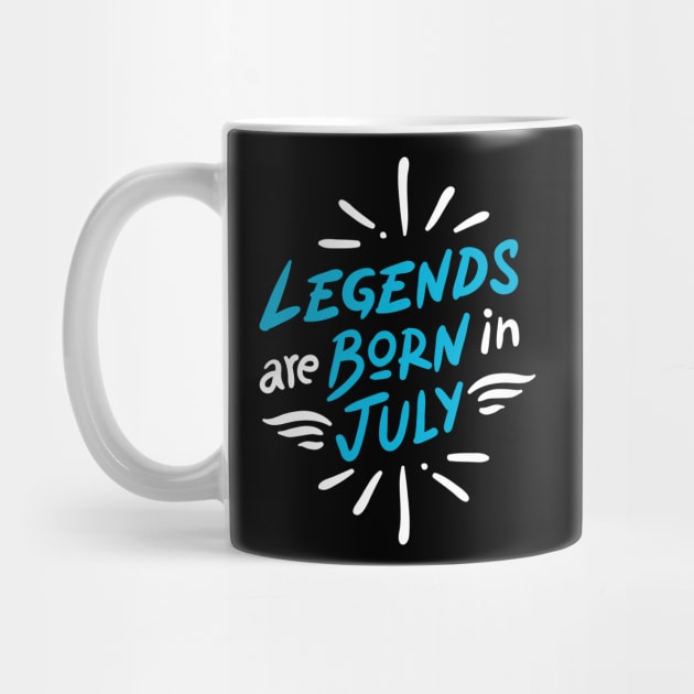 Legend are born in July by Mande Art
